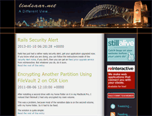Tablet Screenshot of lindsaar.net